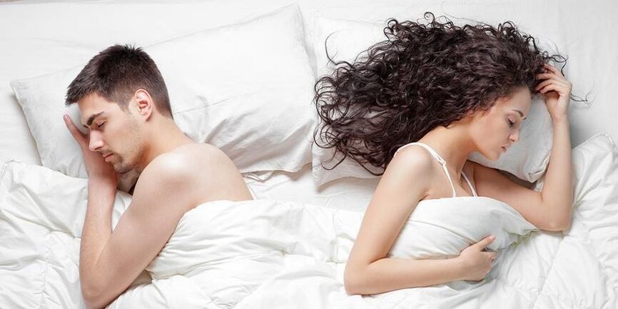 disturbo sessuale in un uomo con prostatite